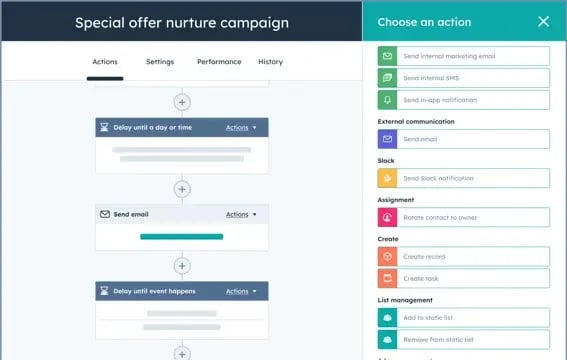 Hubspot Automation Features