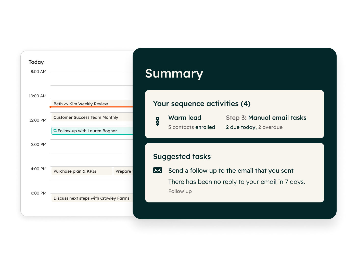 Sales Hub - Sales Workspace Home