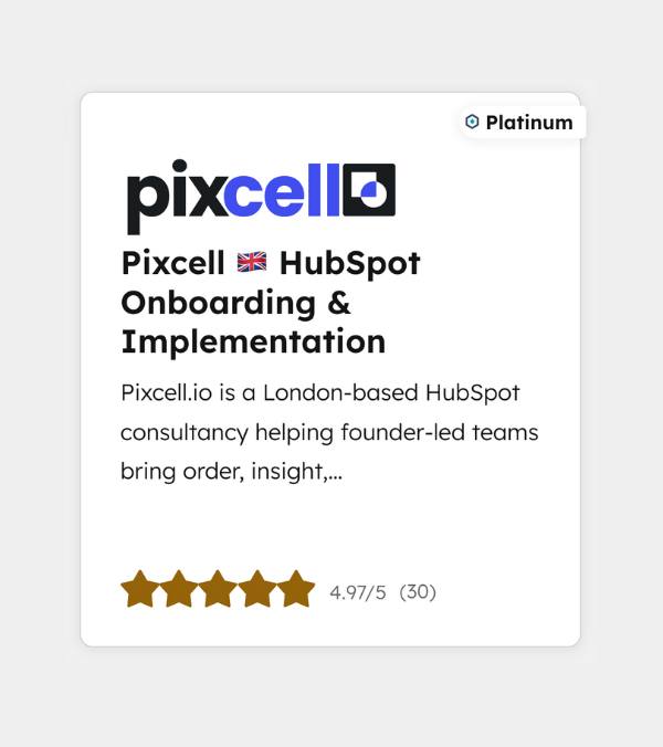 HubSpot Platinum Partner
