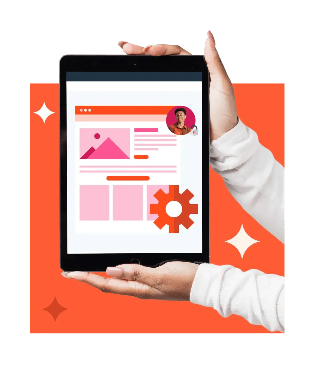 Hands holding a tablet displaying a HubSpot configuration page, representing custom HubSpot agency solutions. Hands holding a tablet displaying a HubSpot configuration page, representing custom HubSpot agency solutions.