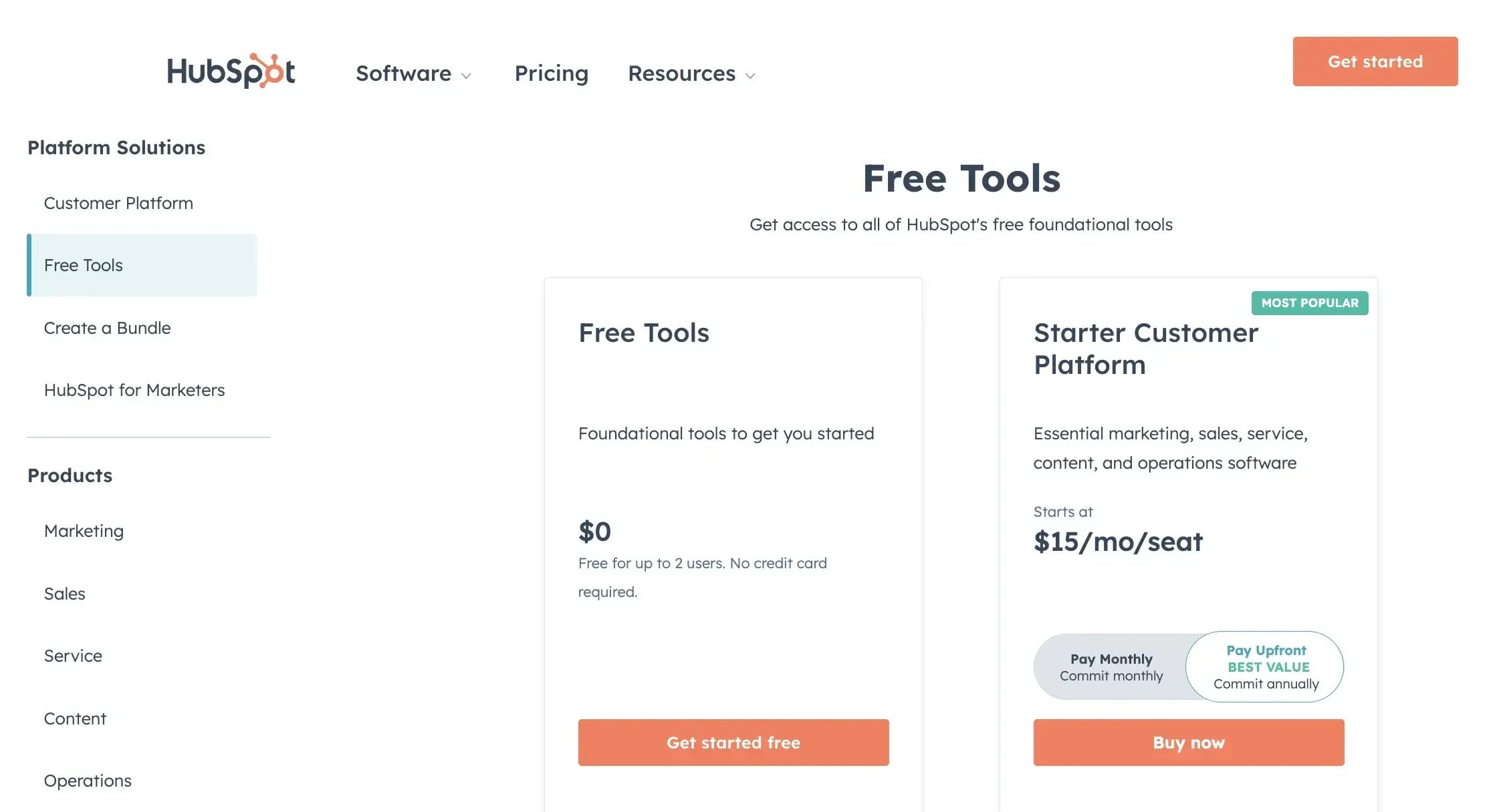 is hubspot free
